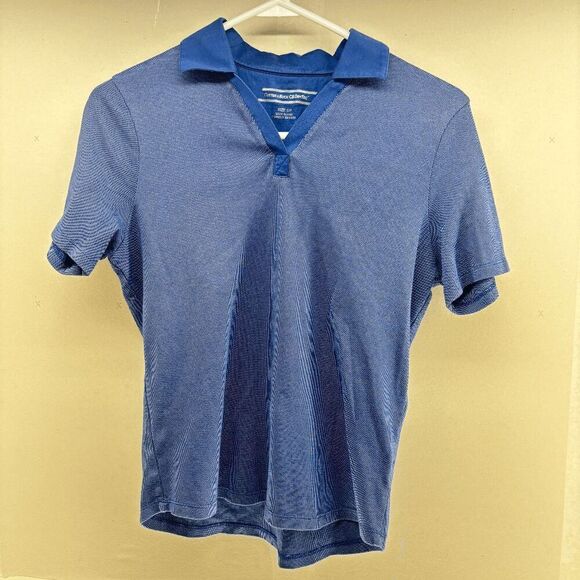 Cutter & Buck Womens Size Small Color Blue CB Dry Tec Short Sleeve Active Polo - Picture 1 of 4